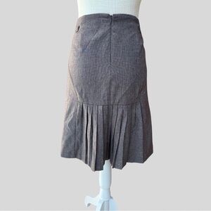 Faux Tweed Mullet Skirt